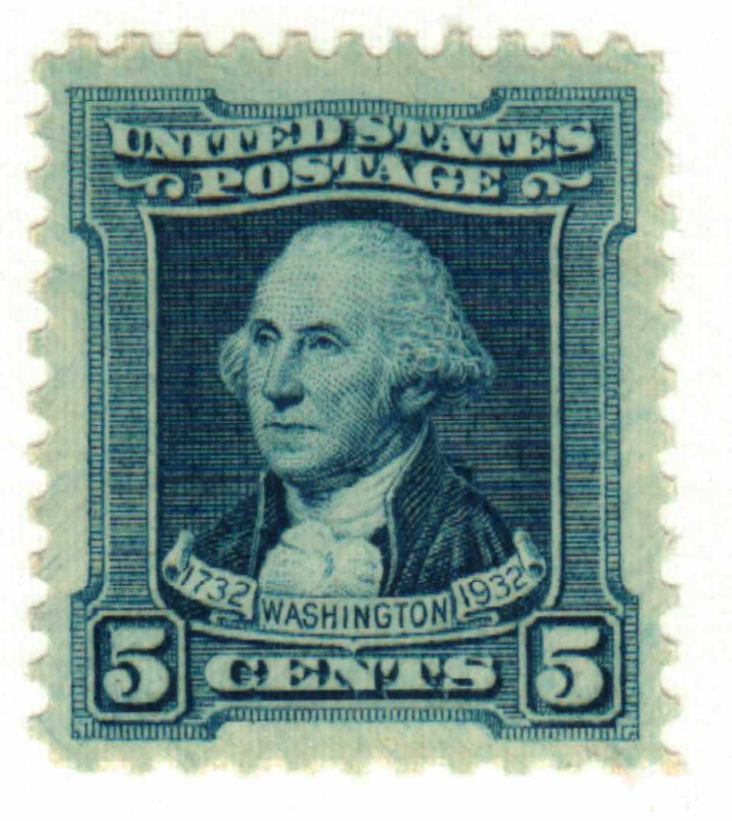 710 - 1932 Washington Bicentennial: 5c Washington by Charles