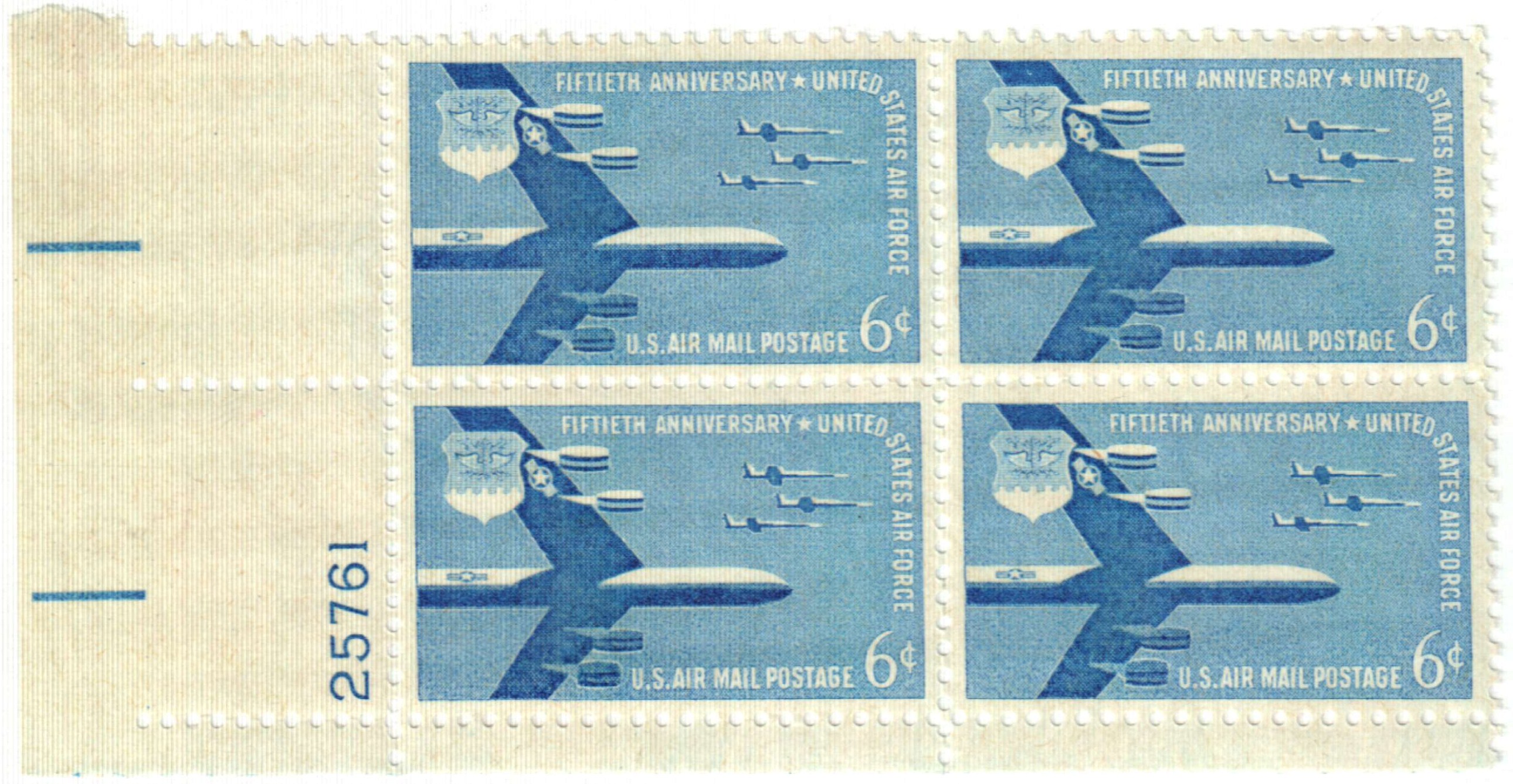 Air Stamps–Military Aviation: Air Force, Army, Navy & Marine Corps