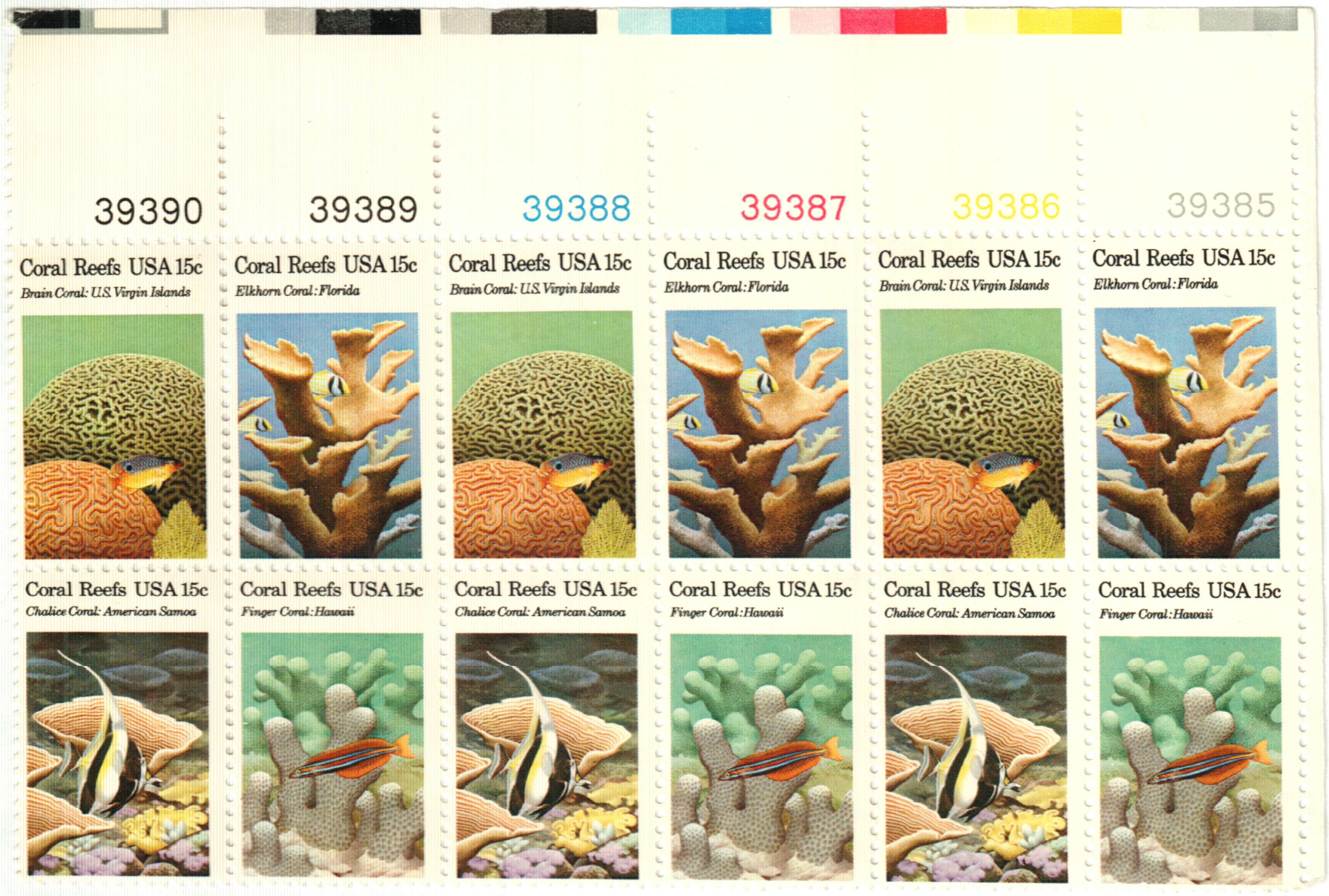 5363 - 2019 35c Coral Reefs: Elkhorn Coral - Mystic Stamp Company