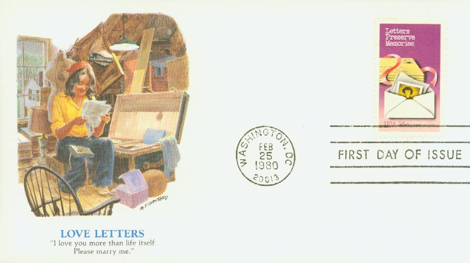 1809 - 1980 15c Letter Writing: Letters Shape Opinions - Mystic Stamp  Company