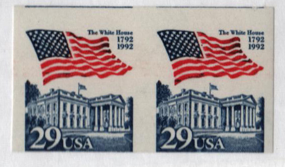 Pair 44c Flag WA US 4391 MNH F-VF | United States, General Issue Stamp