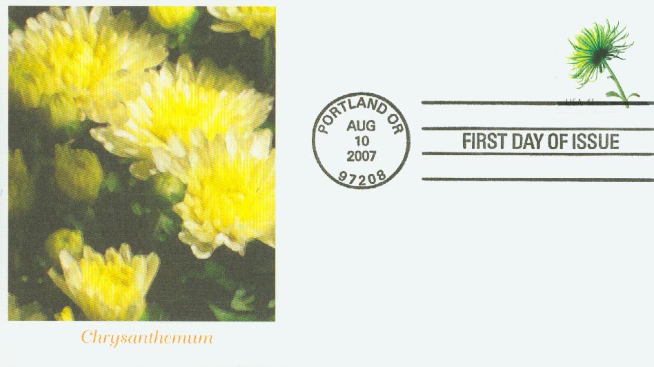 4166-75 - 2007 41c Beautiful Blooms, coil - Mystic Stamp Company