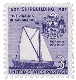 1095 - 1957 3¢ Shipbuilding Anniversary - Mystic Stamp Company