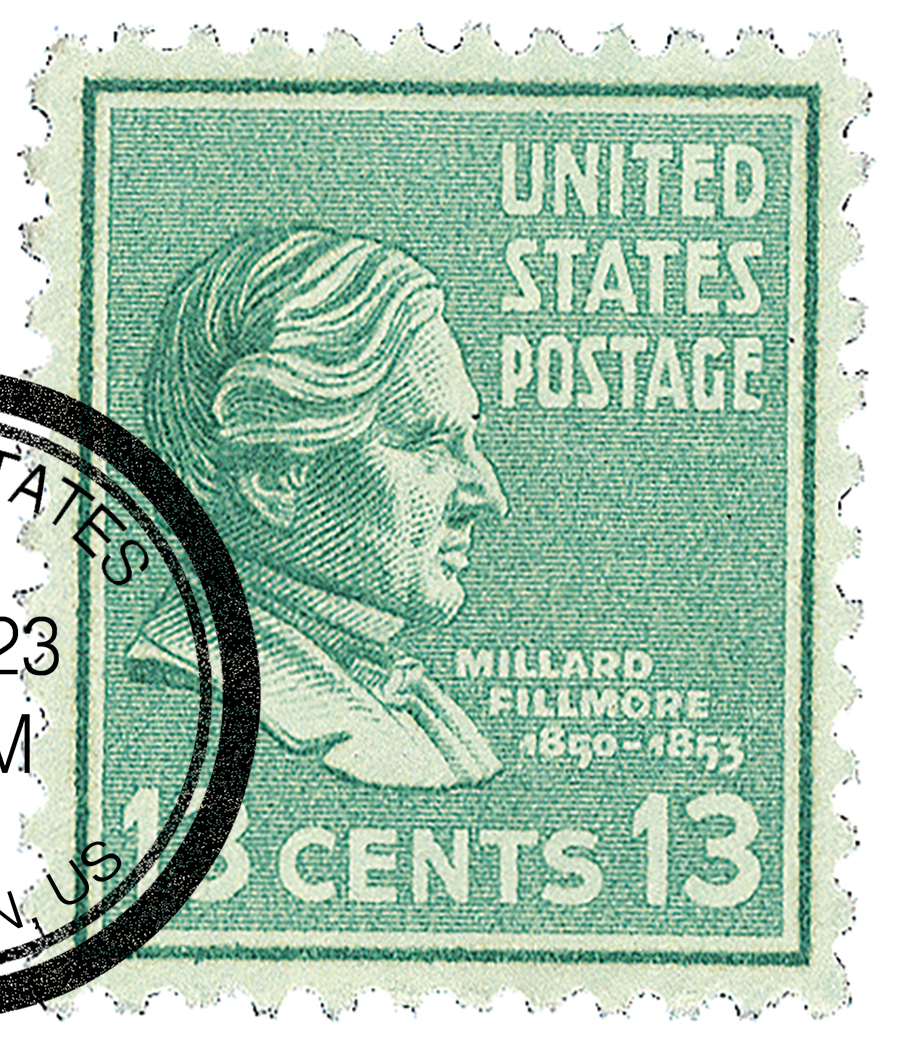 822 - 1938 17c Andrew Johnson, rose red - Mystic Stamp Company