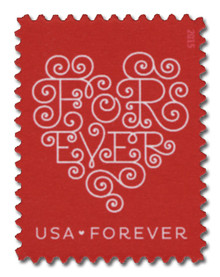 4936 - 2014 Global Forever Stamp - Silver Bells Wreath - Mystic