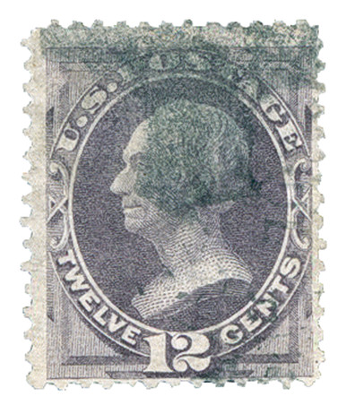 140 - 1870 12c Henry Clay, dull violet, H Grill - Mystic Stamp Company