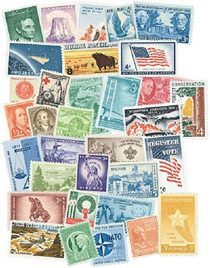 OC81C - 100 Mint U.S. Stamps - Mystic Stamp Company