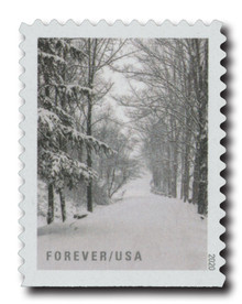 5528 - 2020 First-Class Forever Stamp - Holiday Delights: Christmas  Stocking - Mystic Stamp Company