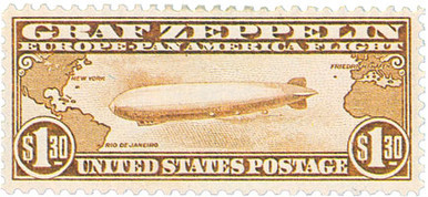 C13-15 - 1930 Graf Zeppelins, 3 stamps - Mystic Stamp Company