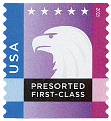 5031-34c - 2015 First-Class Forever Stamp - Imperforate Geometric
