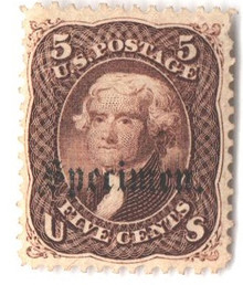 10A - 1851-57 3c Washington, orange-brown, imperforate, type II - Mystic  Stamp Company