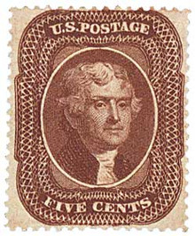 17//291 - 1851-98 Classic U.S. Stamps, set of 7 - Mystic Stamp Company