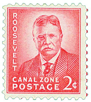 TEN 6c Teddy Roosevelt .. Vintage Unused US Postage Stamps .. Youngest  President | Rough Riders | Panama Canal | Spanish-American War