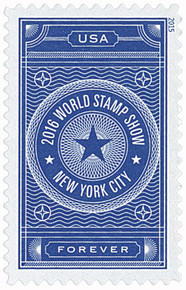 5032 - 2015 First-Class Forever Stamp - Geometric Snowflakes: Blue