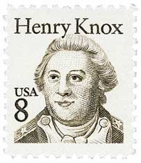 1851 - 1985 8c Great Americans: Henry Knox - Mystic Stamp