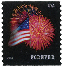 4893 - 2014 Global Forever Stamp - Sea Surface Temperatures - Mystic Stamp  Company