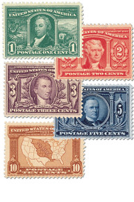 3965//85 - 2005-06 Lady Liberty and Flag Rate Change, collection of 17  stamps - Mystic Stamp Company