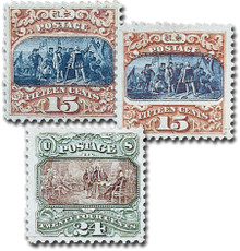 300-09 - 1902-03 Regular Issues Set of 10 stamps - Mystic Stamp