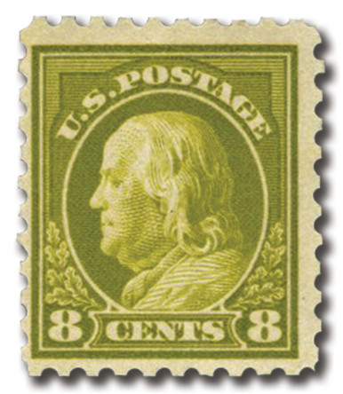 470 8c Franklin, Used [15] **ANY 5=**  United States, General Issue Stamp  / HipStamp