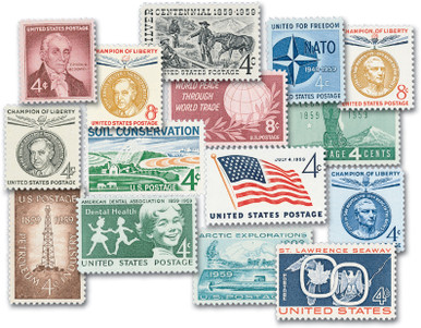 019. Postage Stamp Packets in Many Themes.