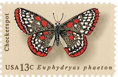 1714 - 1977 13c Butterflies: Dogface - Mystic Stamp Company