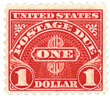 J30 - 1894 2c Postage Due Stamp - vermilion - Mystic Stamp Company