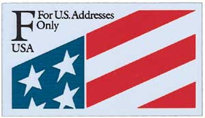 2522 - 1991 29c F-rate Flag - Mystic Stamp Company