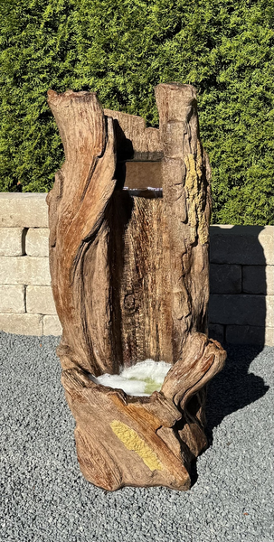 36" Waterfall Log Fountain