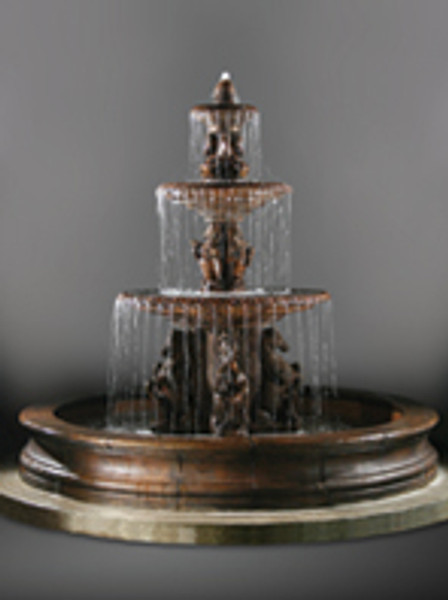 130" Cavalli Fountain 3 Tier without Pond