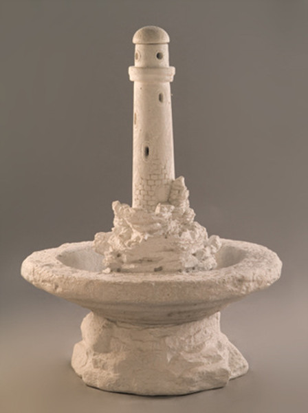 44" Lighthouse on Island Fountain