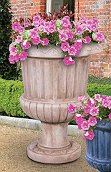 33" Large Fluted Urn