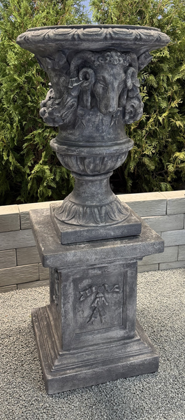 39" Grande Ram's Head Urn