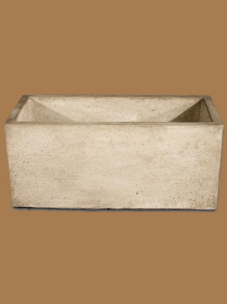 18" Moderno Rectangle Planter, Large