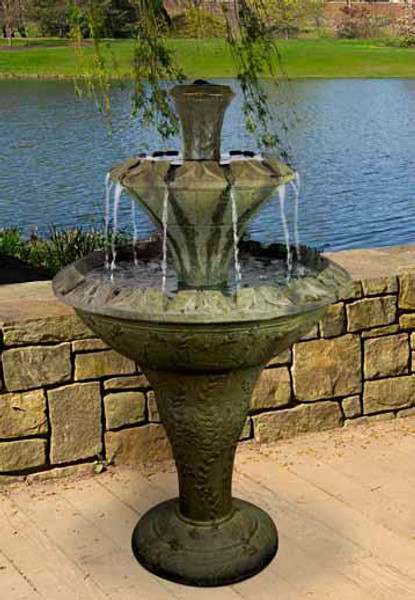 50" Flora Two-Tier Fountain