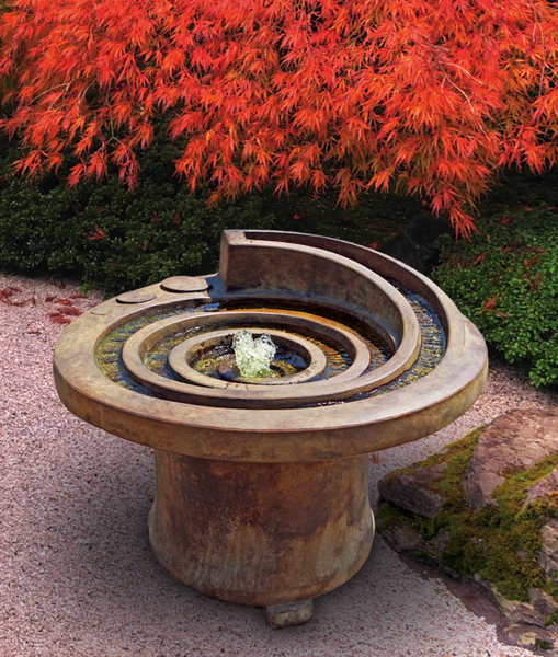 21" Hurricane's Eye Patio Fountain
