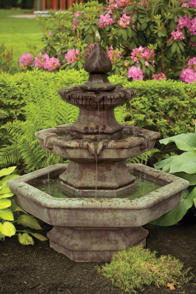 48" Three Tier Spade Fountain