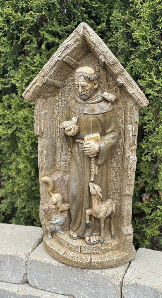 27" St. Francis In Niche