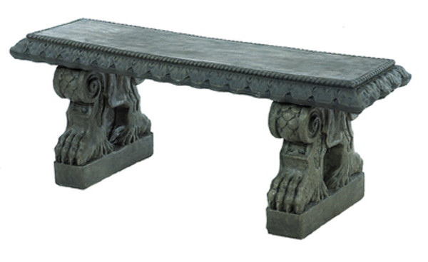 Rope Bench with Claw Legs