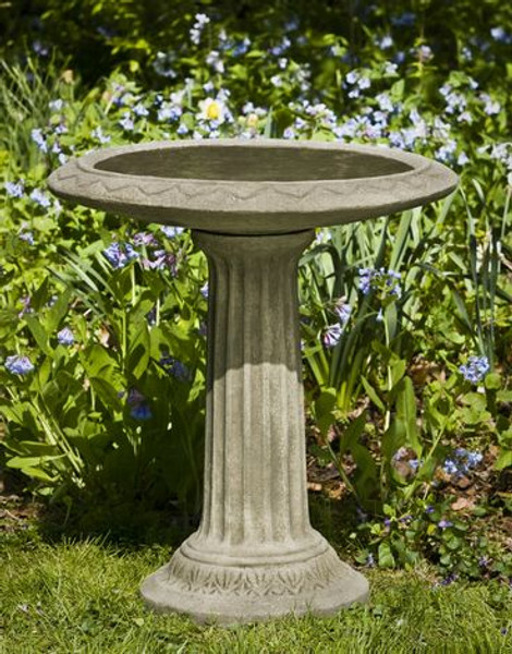 27" Cottage Garden Birdbath