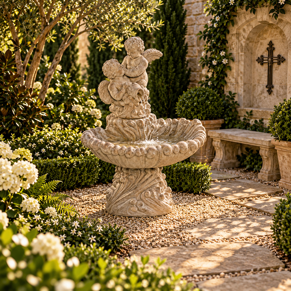45" Pouring Angel Fountain