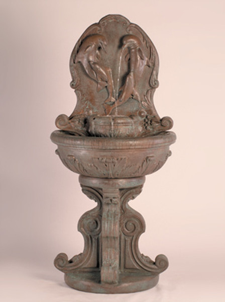 70" Classic Dolphin Wall Fountain