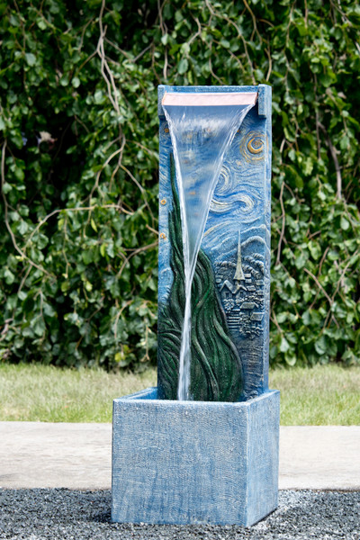 46" Starry Night Wall Fountain