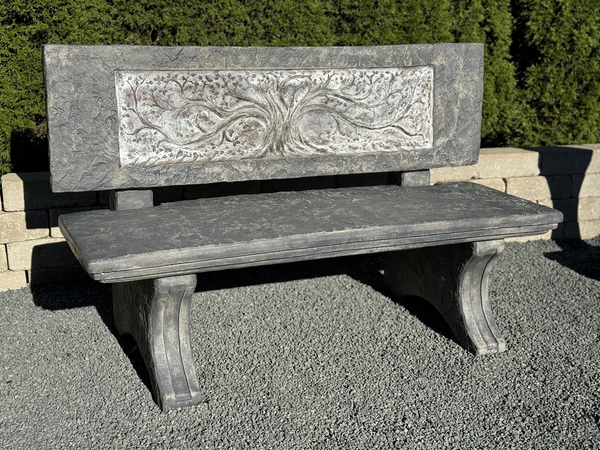55" Grand Oak Bench
