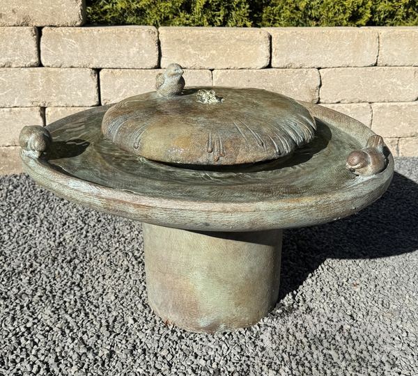 18" Birds of a Feather Fountain