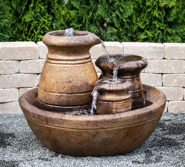 26"  Cascading Urns Fountain