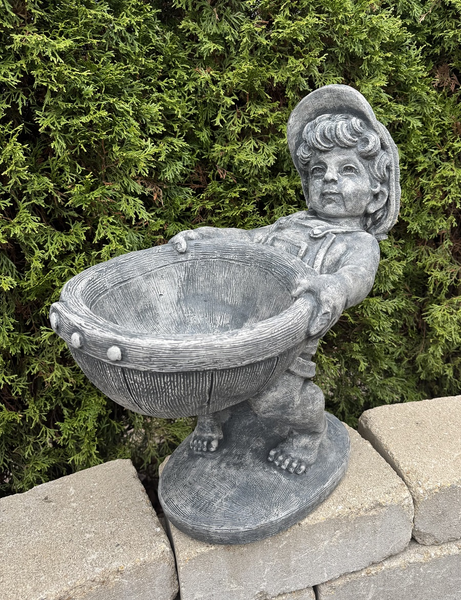 19" Petite Flower Boy Planter