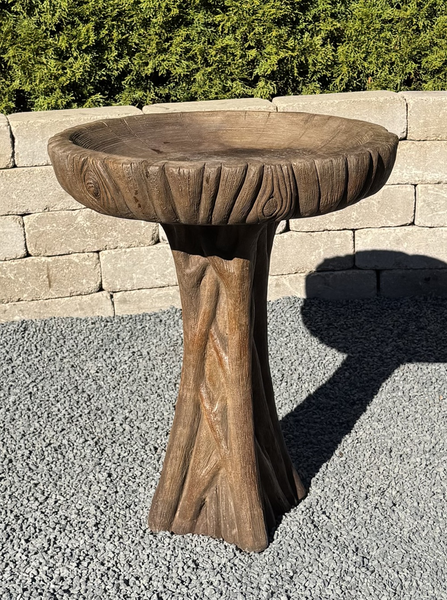 25" Drifttwood Birdbath