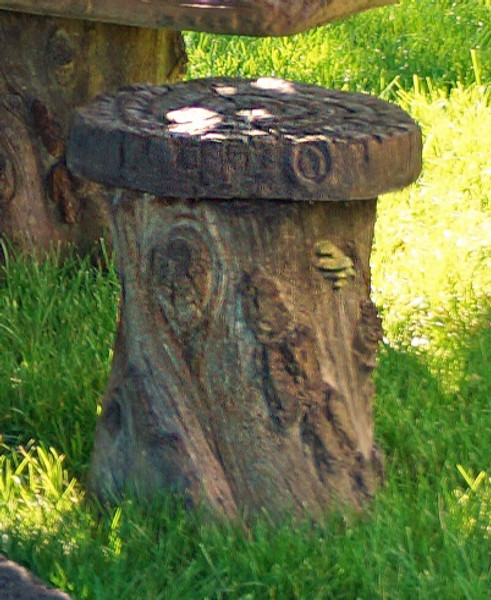 17"  Woodland Stool
