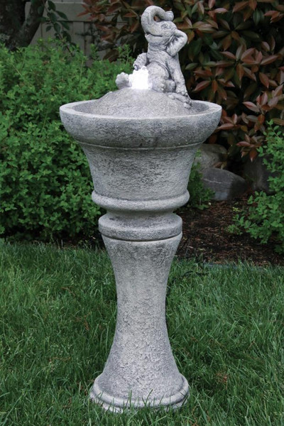 41" Elephant Fountain