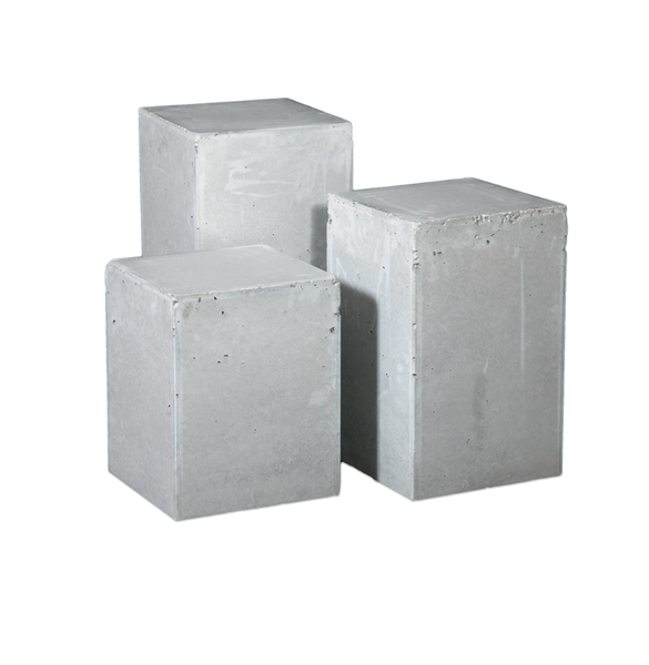 15" Large Modern Square Column